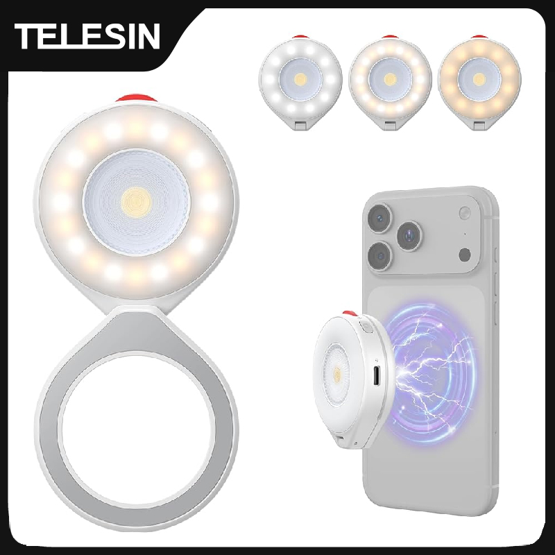Photography Lighting Brands - TELESIN Magnetic Flash Light Smartphone Photography