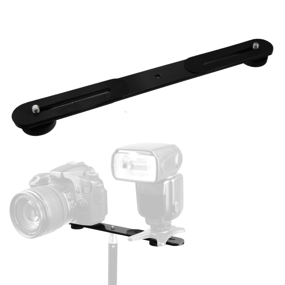 Dual Flash Bracket 1/4'' Screw - đánh giá và giá Photography Lighting Description