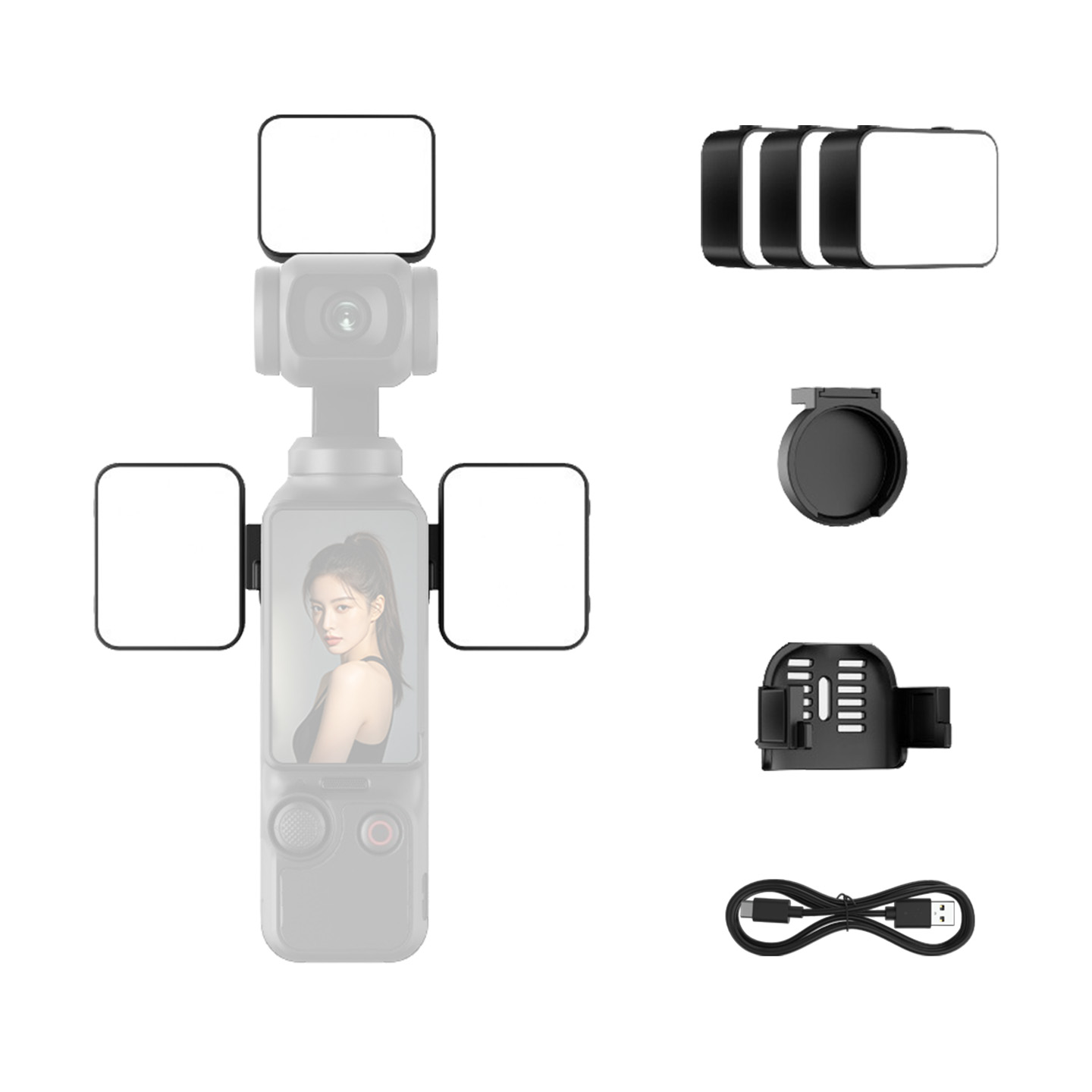 Portable Magnetic Fill Light F - đánh giá và giá Photography Lighting Kit Portable