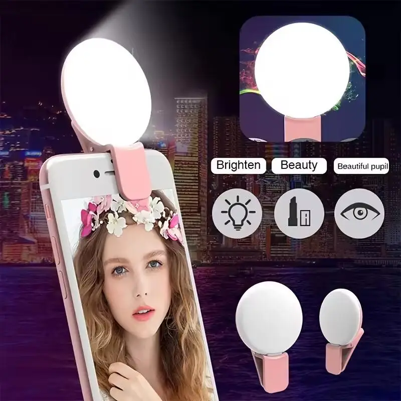 Portable Mini Selfie Ring Ligh - đánh giá và giá Photography Lighting Description